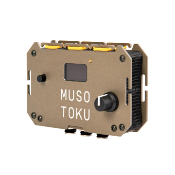 Musotoku dubbele USB-C-voeding - verbrand brons