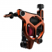 FK Irons AL13 Galaxie III Aluminium Tattoo Machine in Tangerine - Conventional Liner