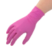 Box of 100 Killer Beauty Nitrile Pink Gloves - Case of 10