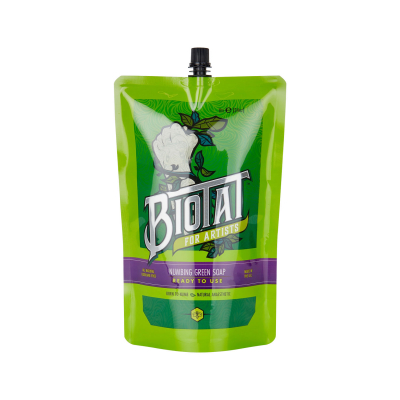 BIOTAT Numbing Green Soap Zakje - Klaar voor gebruik - 1 Litre