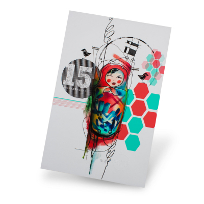 RemixIT Design (Ivana Tattoo Art) - Matrioshka Doll Afdruk (Limited Edition)