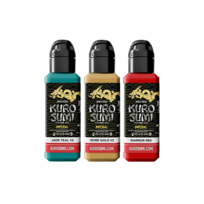 Kuro Sumi Imperial Tattoo Ink - Trad Mini Set 3x 44 ml