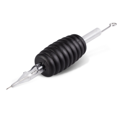 Pak met 5 Killer Ink Wegwerp Grip / Tip 19mm Round Tubes Voorverpakt met Precision 0.35MM Round Liner Naalden