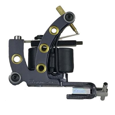 Ronnie Starr Tattoo Machine - Lightweight V2 Liner - Black Chrome